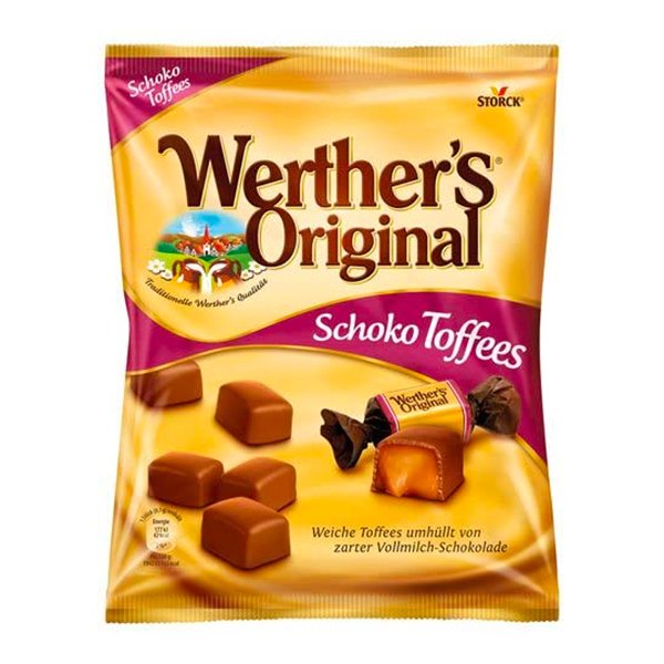 Werther's Original Soft Chocolate Toffees - 120 gram