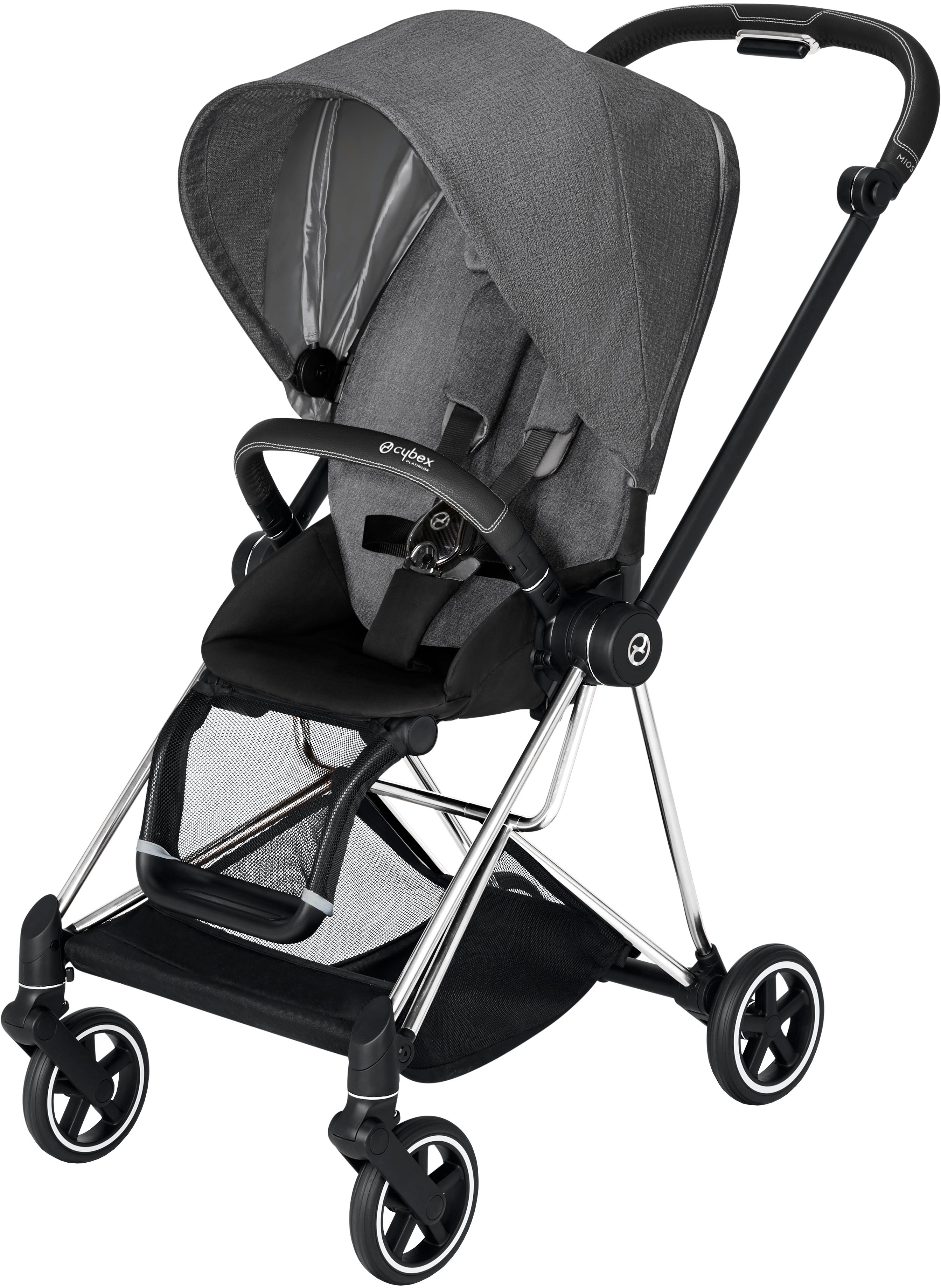 Cybex Mios Sittvagn, Chrome Black/ Manhattan Grey Plus