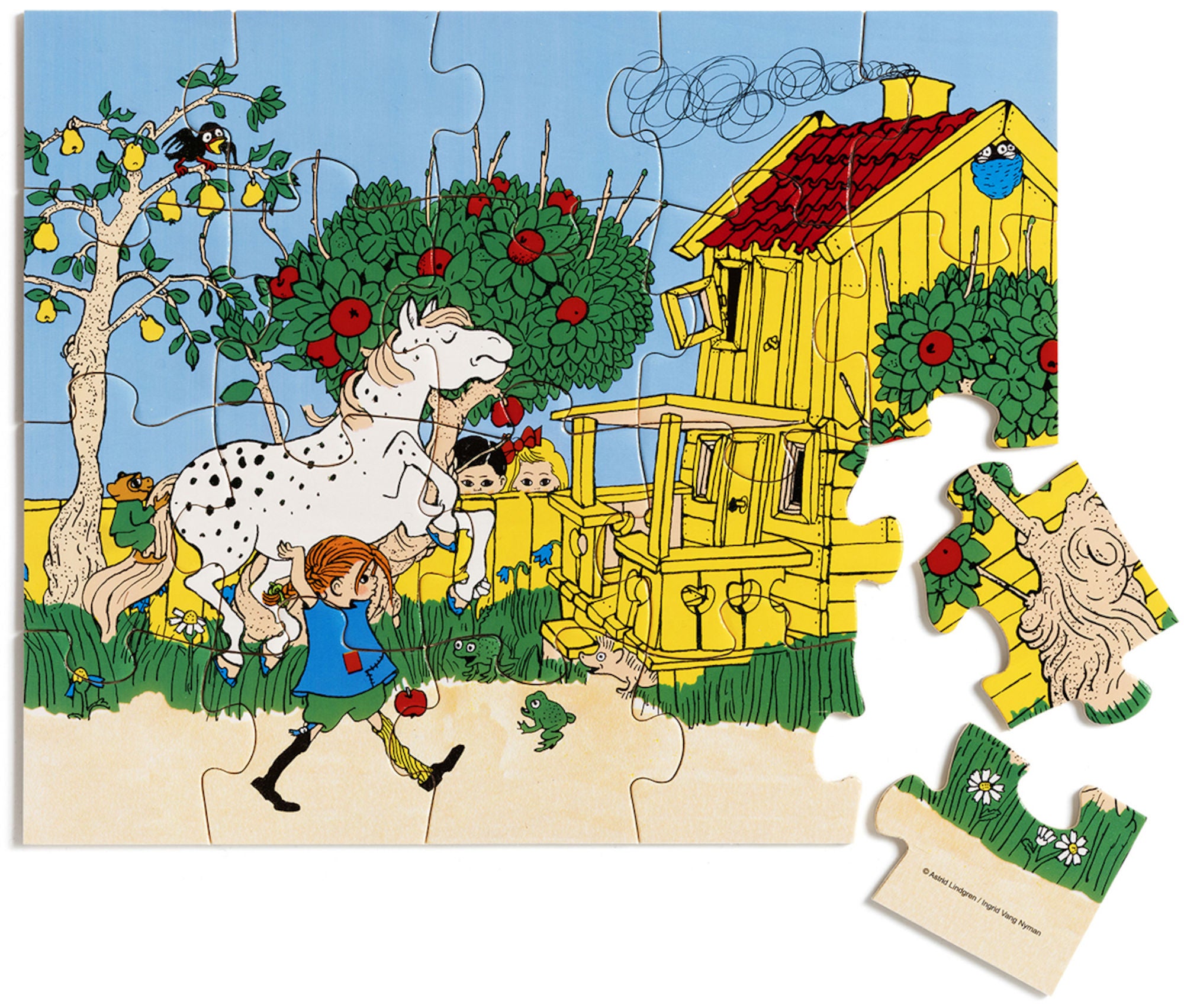 Pippi Träpussel 20 Bitar