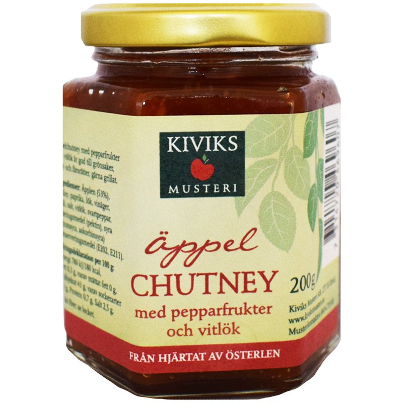 Äppelchutney Pepparfrukter & Vitlök 200g - 56% rabatt