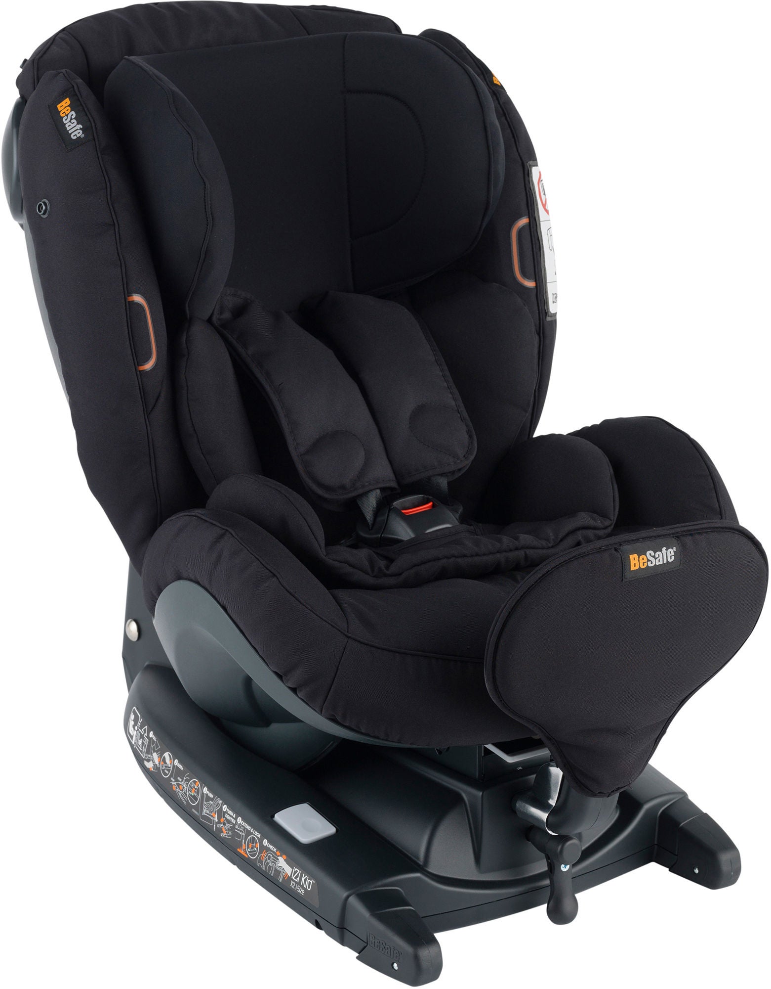 BeSafe iZi Kid X3 i-Size Bilbarnstol, Fresh Black Cab