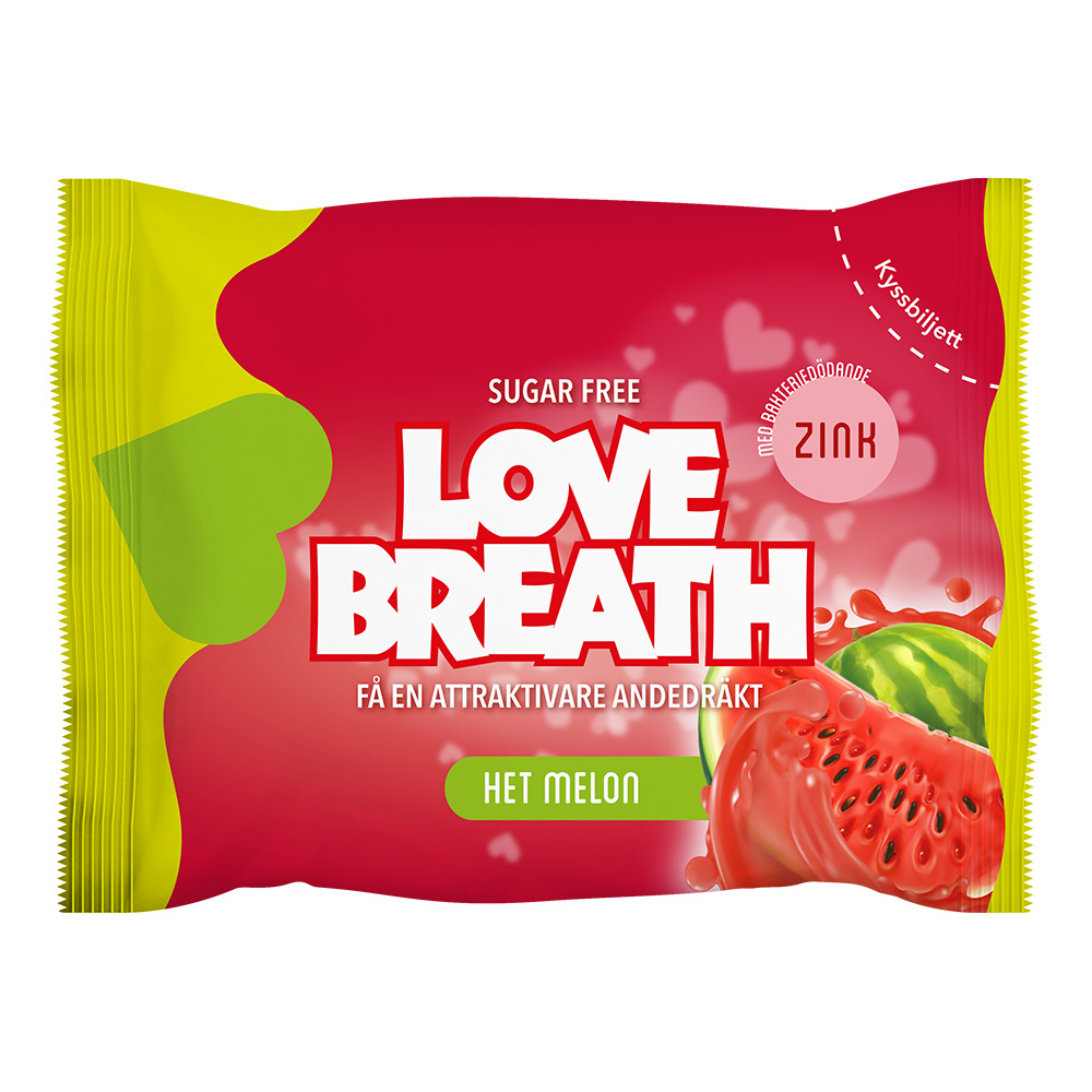 Love Breath Sugtabletter - Het Melon