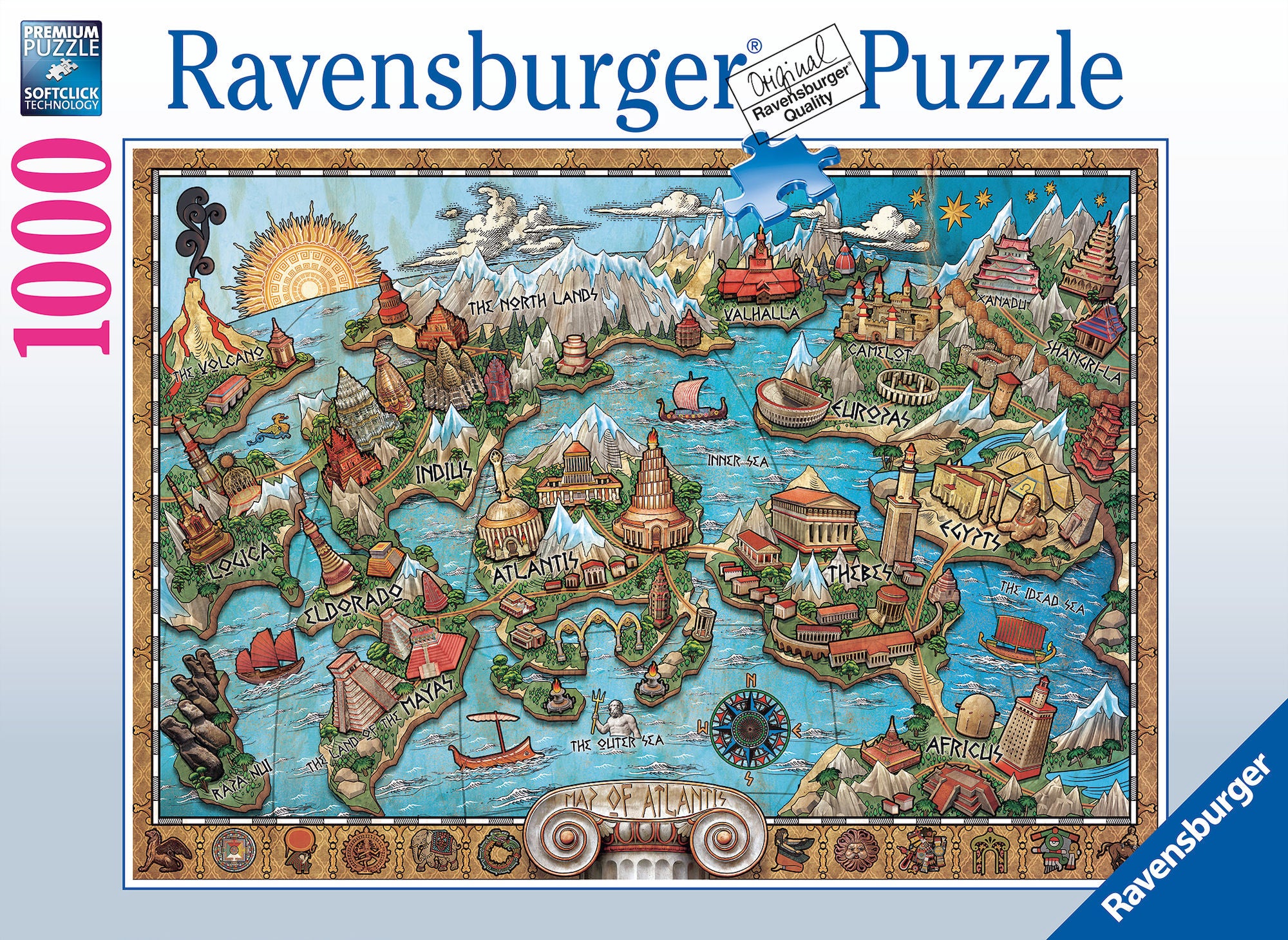 Ravensburger Pussel Atlantis 1000 Bitar