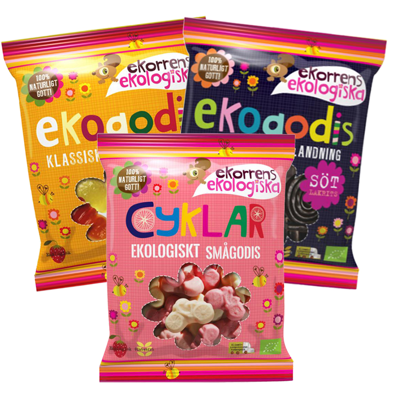 Ekorrens Ekologiska Godispåsar - 60% rabatt