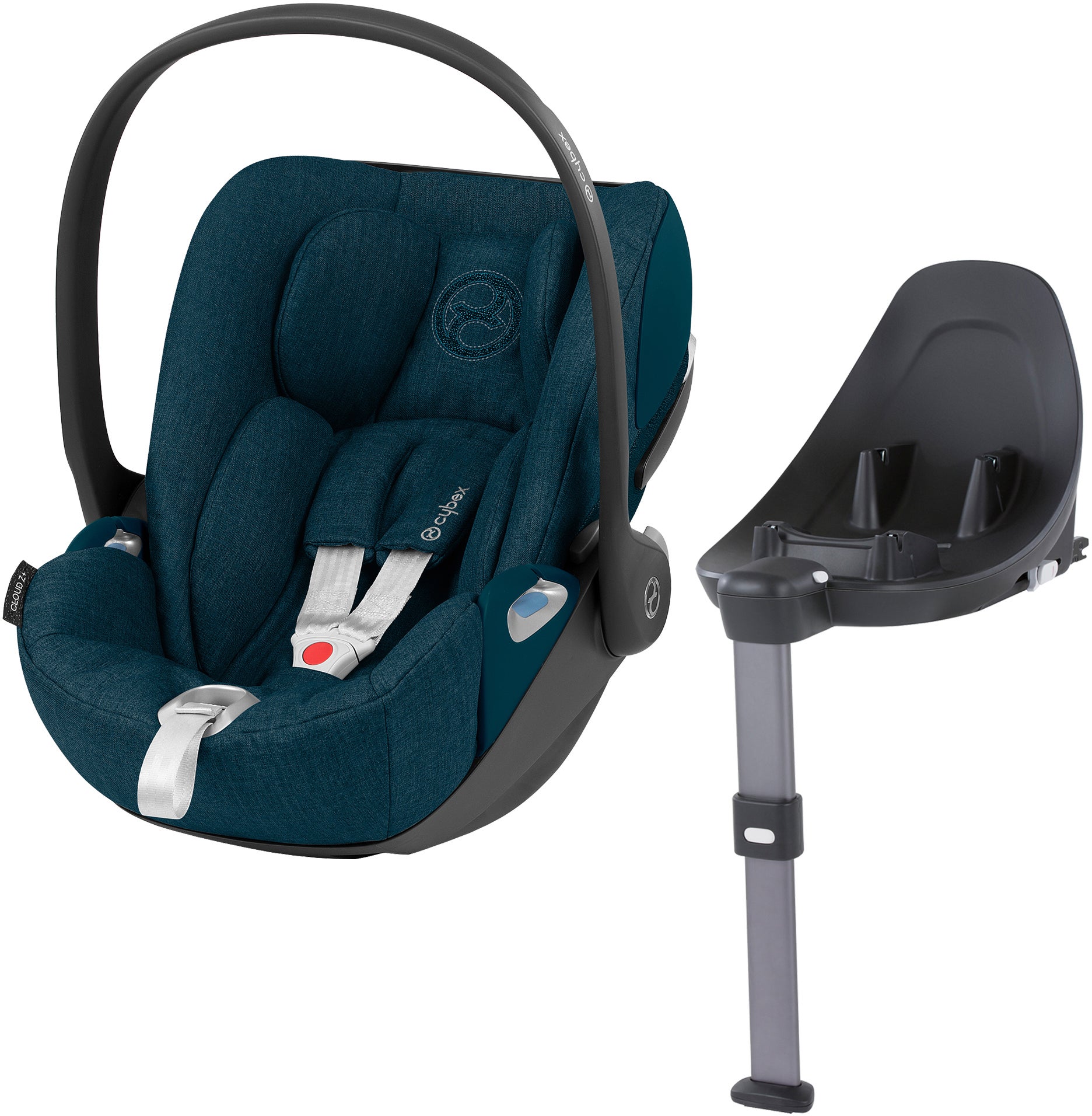 Cybex Cloud Z i-Size Plus Babyskydd Inkl. Z Bas, Mountain Blue