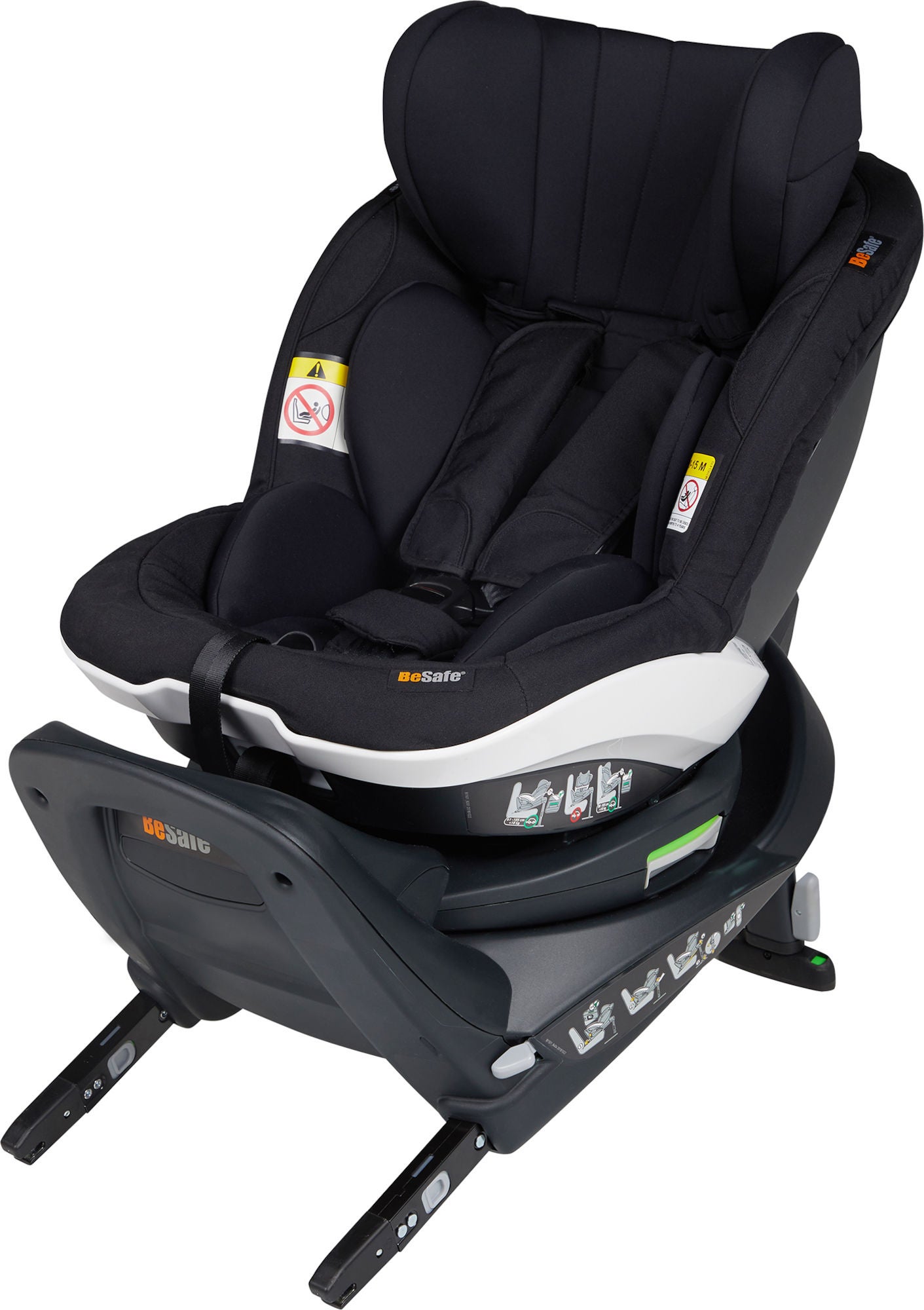 BeSafe iZi Twist i-Size Bilbarnstol, Fresh Black Cab