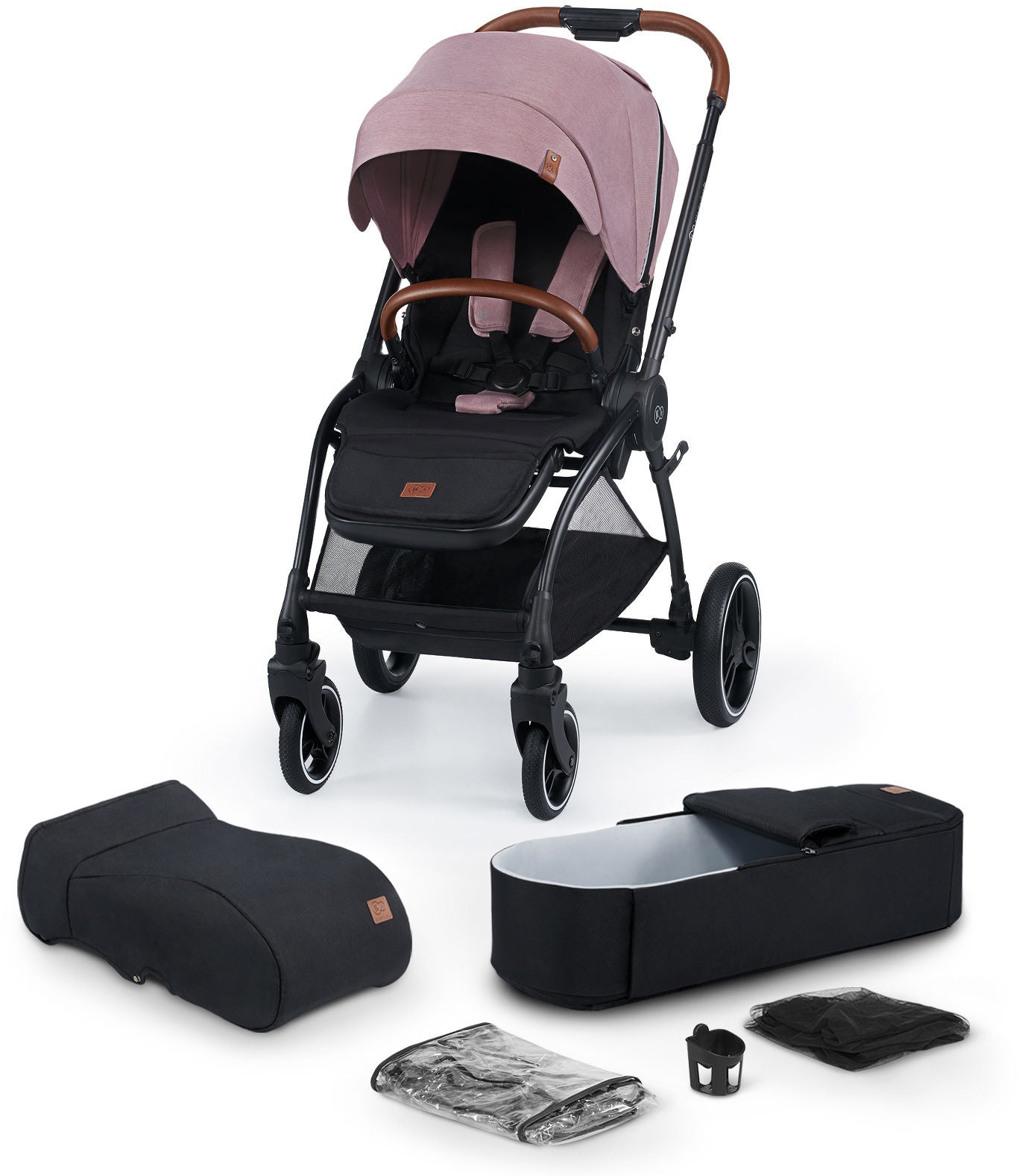 Kinderkraft Evolution Cocoon Duovagn, Pink