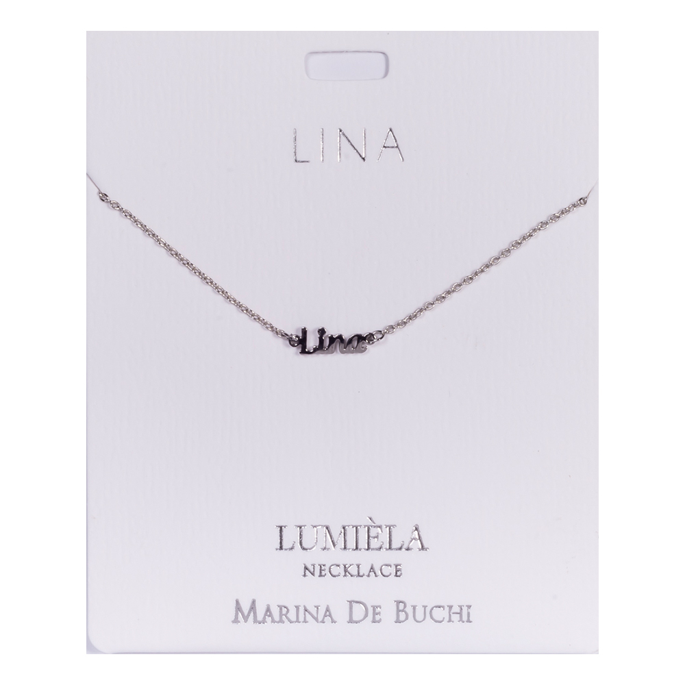 Namnhalsband Silver - Lina