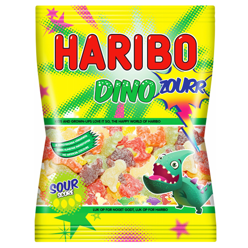Godis "Dino Zourr" 72g - 21% rabatt