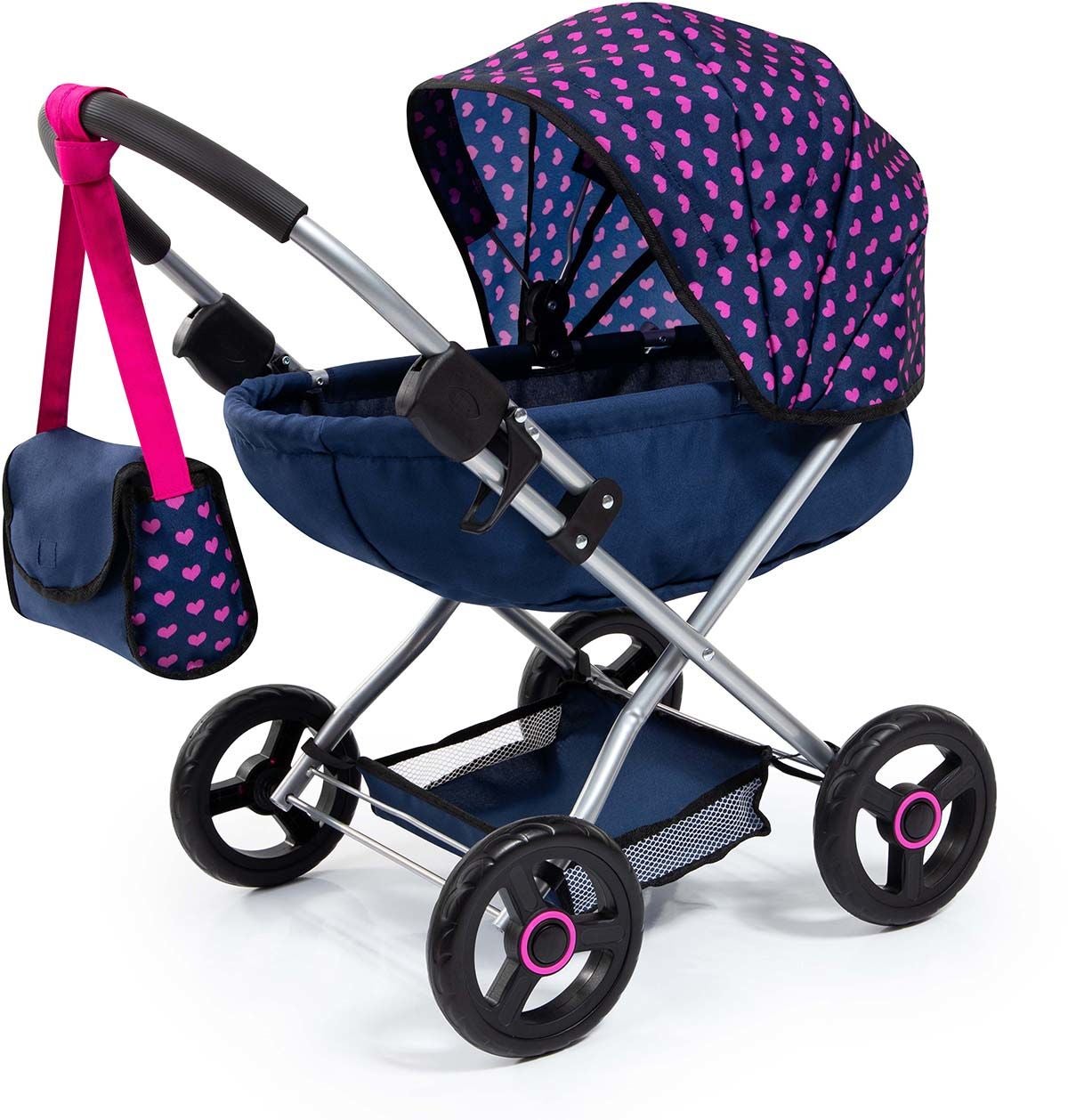 Bayer Design Dockvagn Cosy, Blå/Rosa
