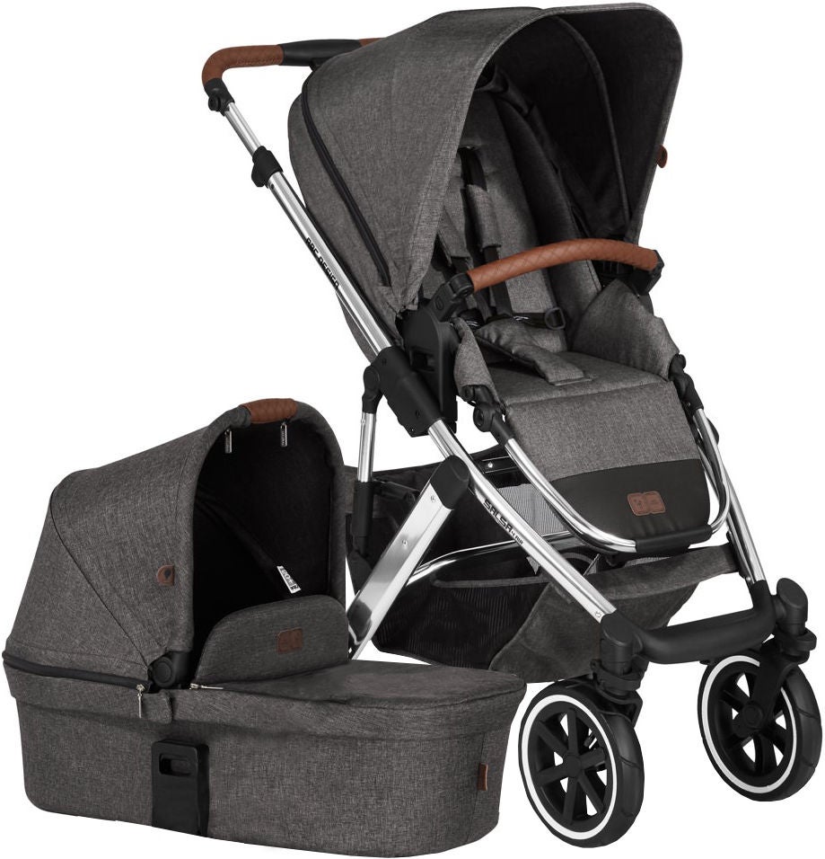 ABC Design Salsa 4 Air Duovagn, Asphalt