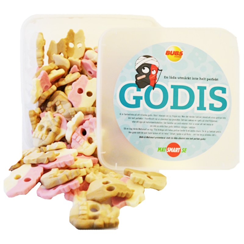 Hel Låda Godis "Bubs Julburk" 1,3kg - 51% rabatt