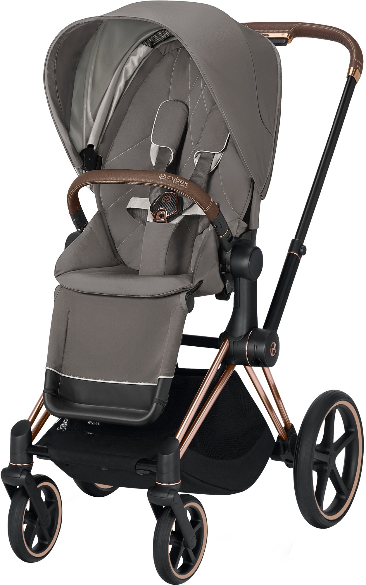 Cybex Priam Sittvagn, Soho Grey/Rose Gold