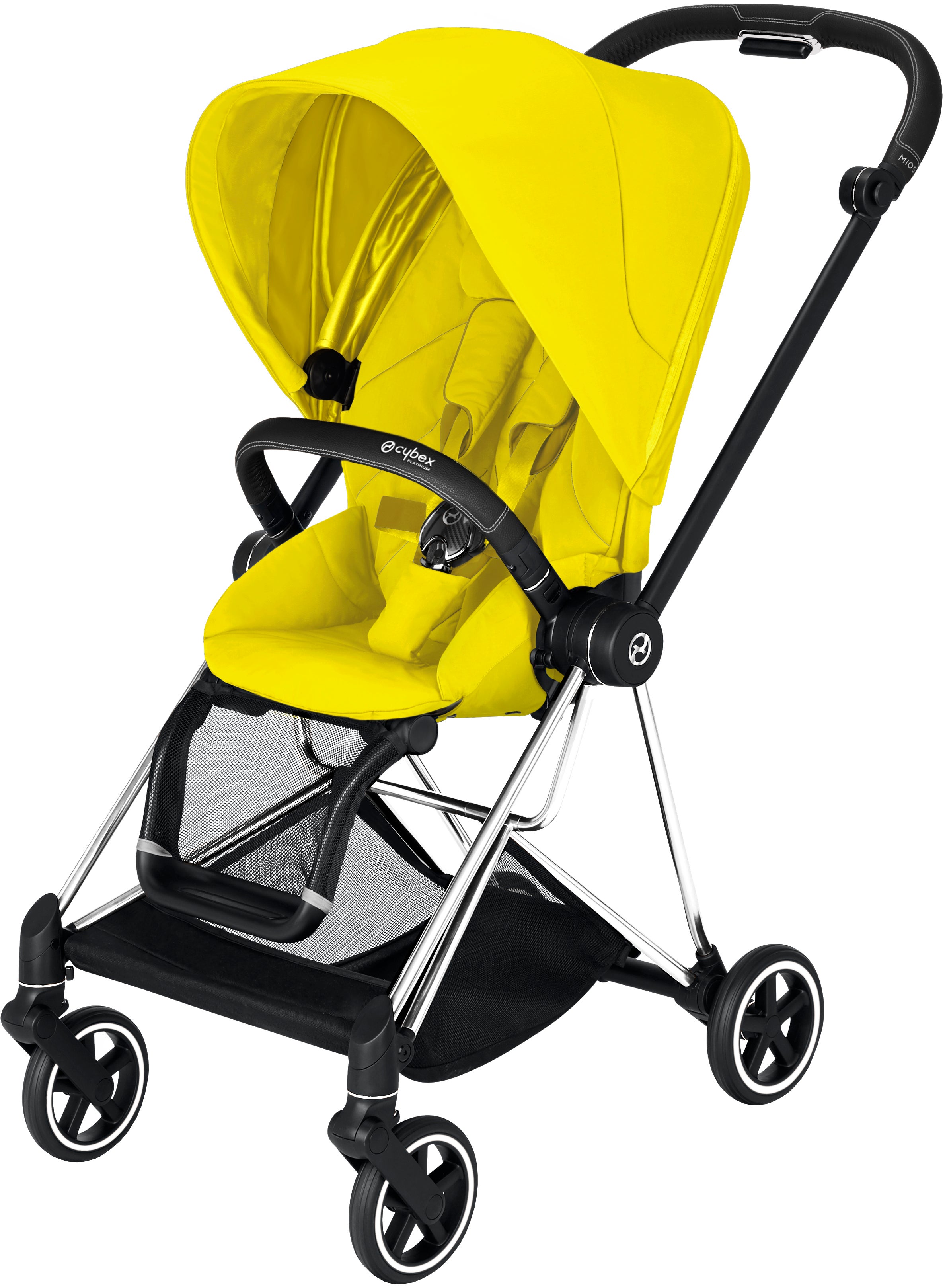Cybex Mios Sittvagn, Chrome Black/ Mustard Yellow