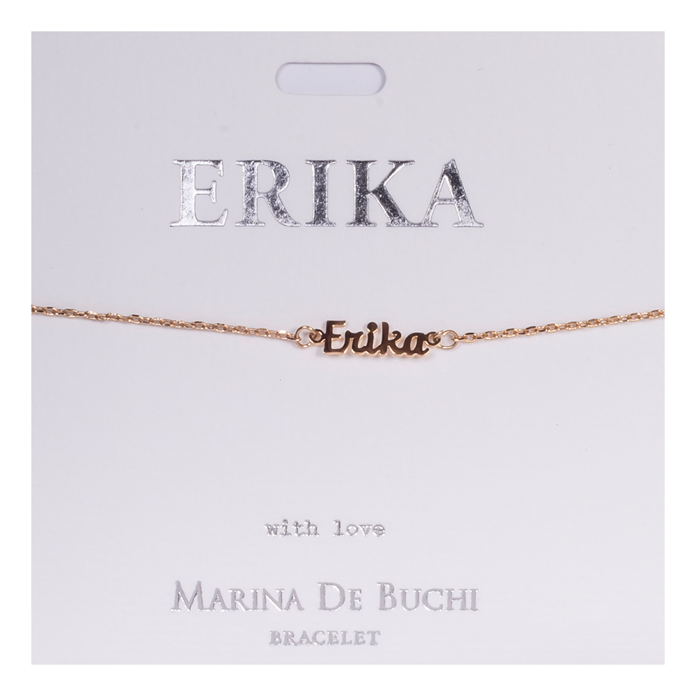 Namnarmband Guld - Erika