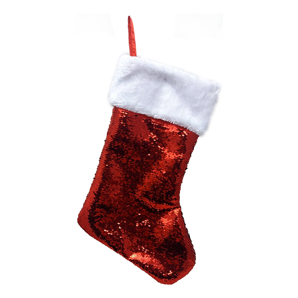 Julstrumpa med Paljetter