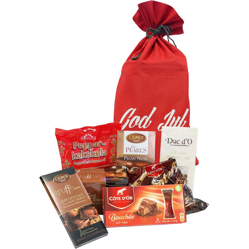 Julsäck "Nisses Lilla Röda" 1240g - 61% rabatt