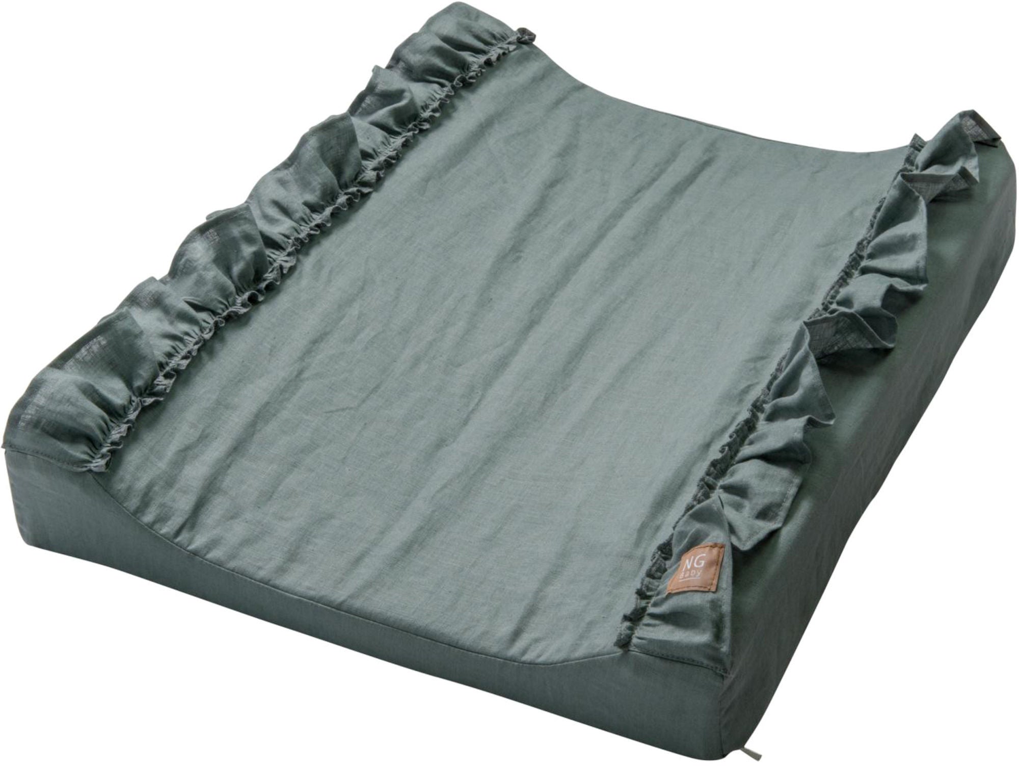NG Baby Skötbädd Mood Ruffles, Petrol Green