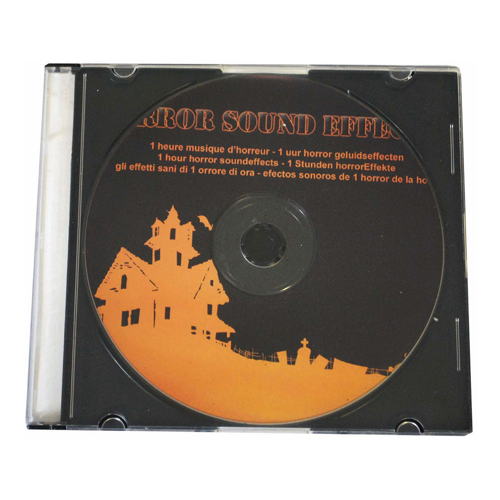 CD-skiva med Skräckljud