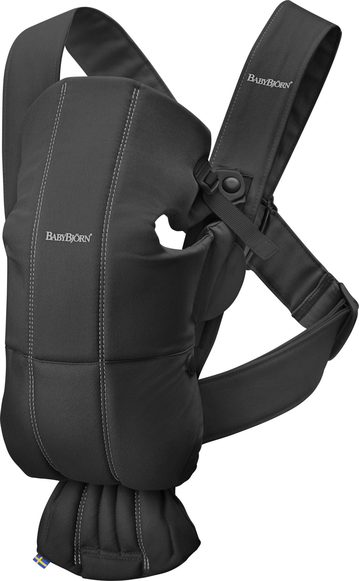 BabyBjörn Mini Cotton Bärsele, Black