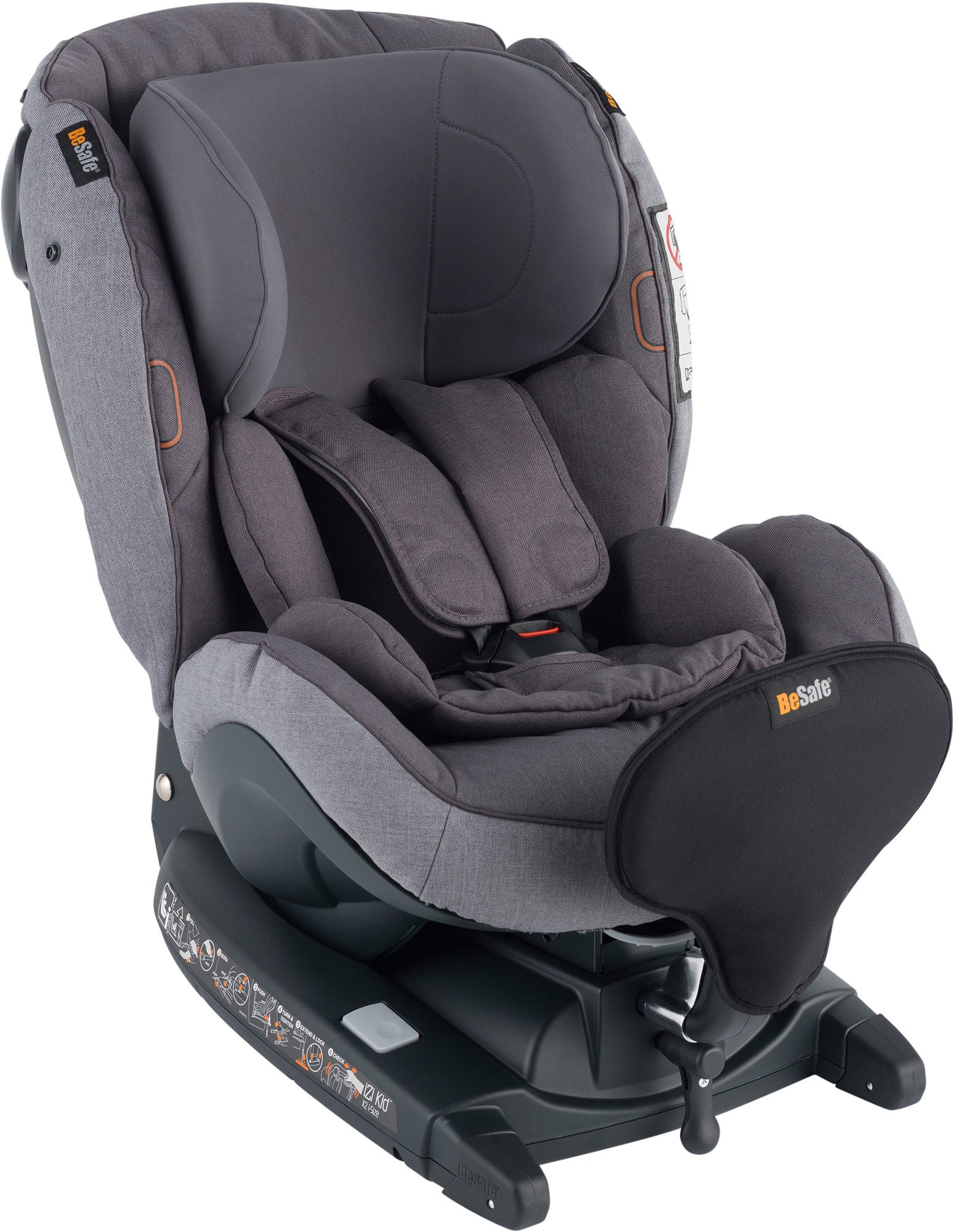 BeSafe iZi Kid X3 i-Size Bilbarnstol, Metallic Mélange