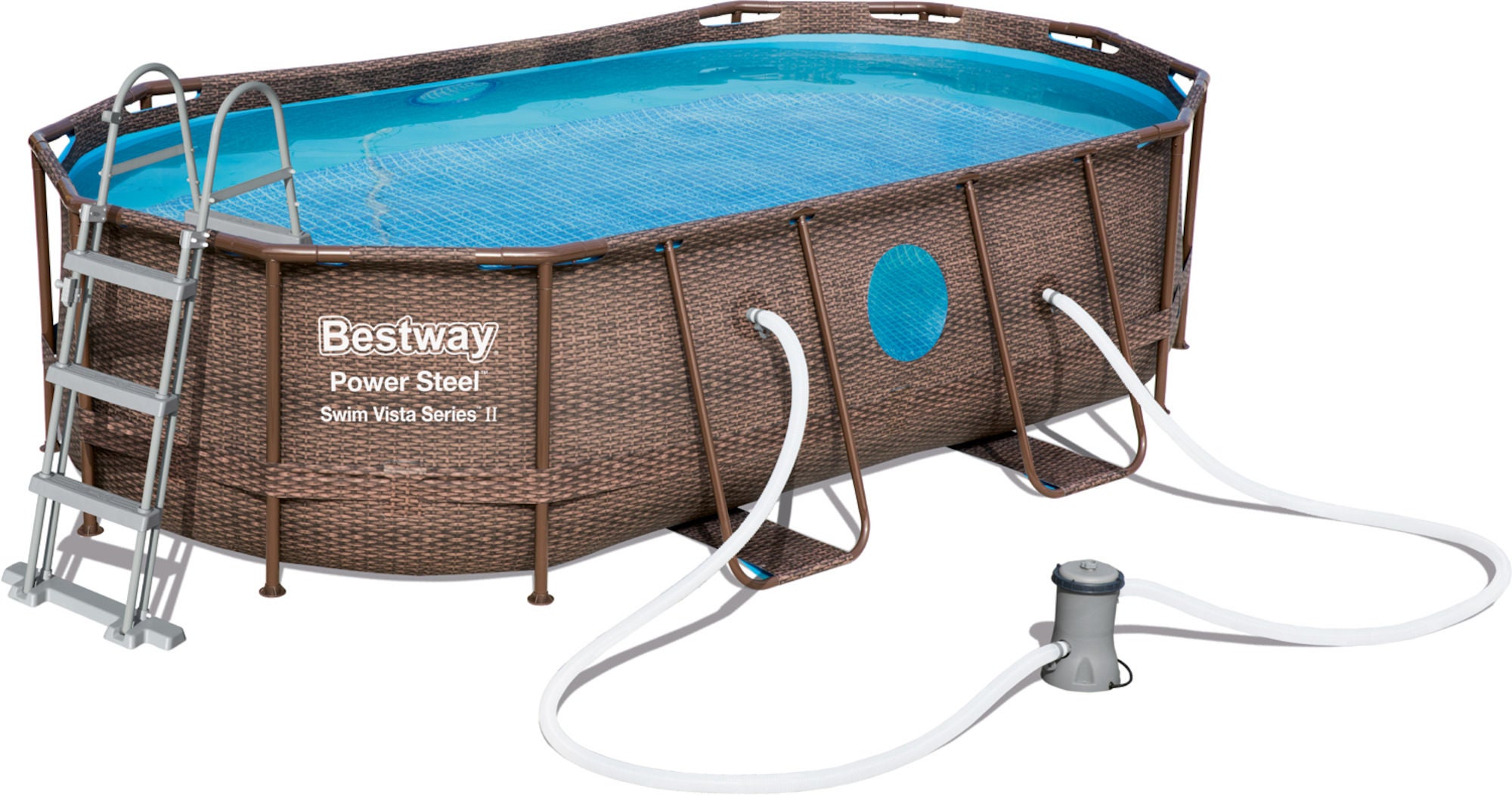 Bestway Power Steel Swim Vista Series Pool m. Tillbehör 427 x 250