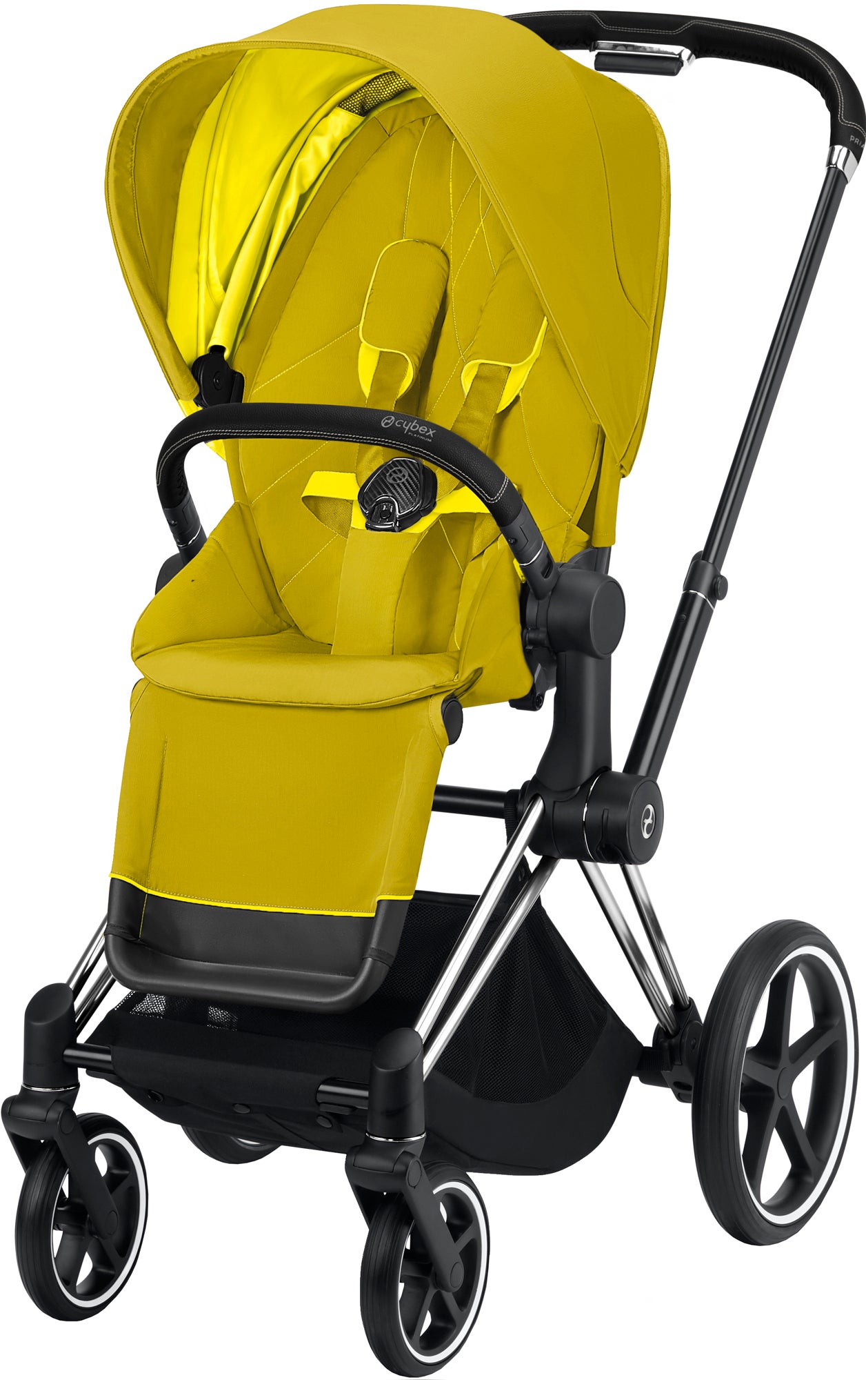 Cybex Priam Sittvagn, Mustard Yellow/Chrome Black