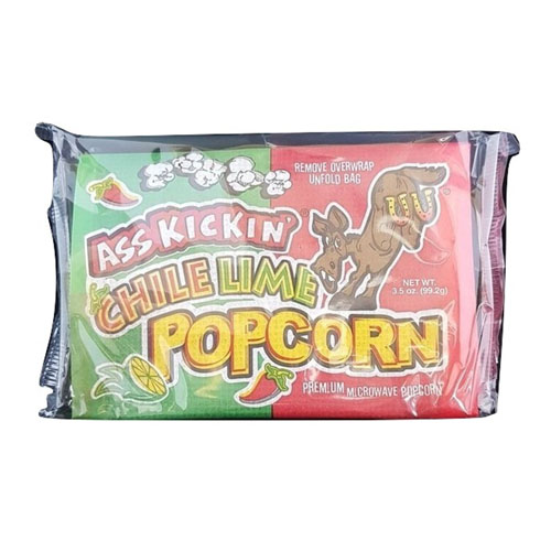 Ass Kickin Chili Lime Popcorn - 99 gram