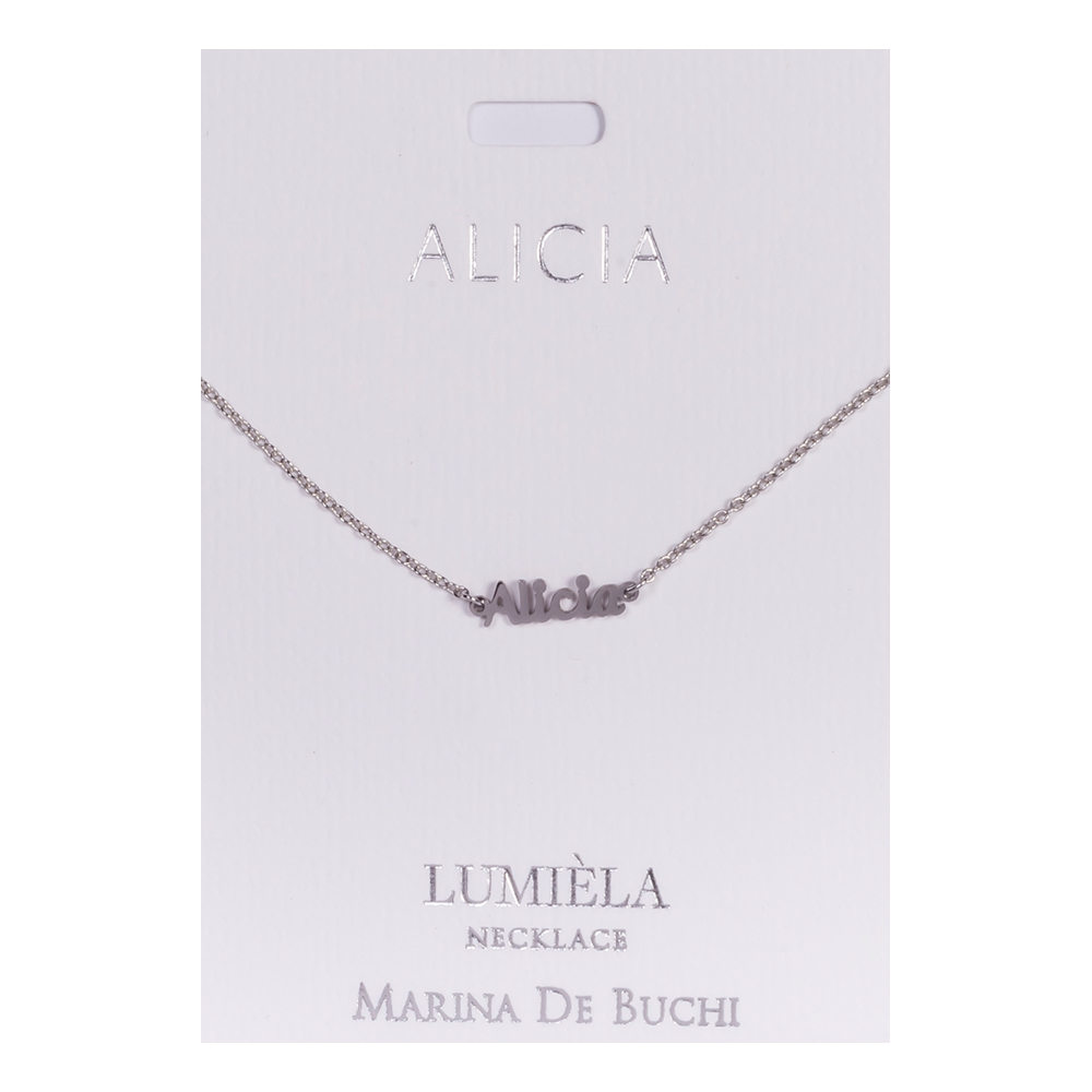 Namnhalsband Silver - Alicia