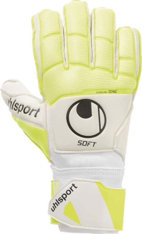 Uhlsport Flex Målvaktshandske, Gul/Vit 4