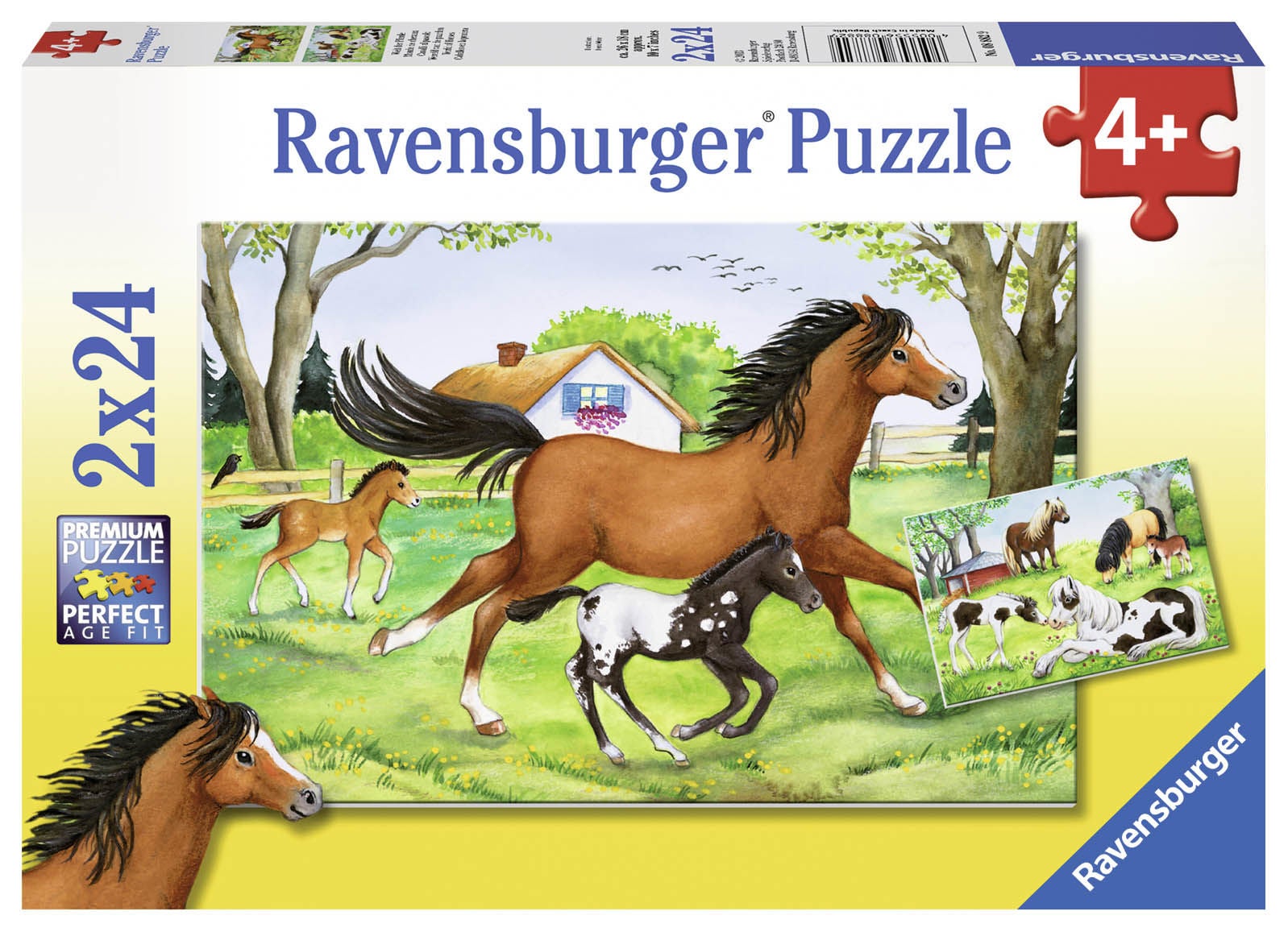 Ravensburger Pussel Hästarnas Värld 2x24 Bitar