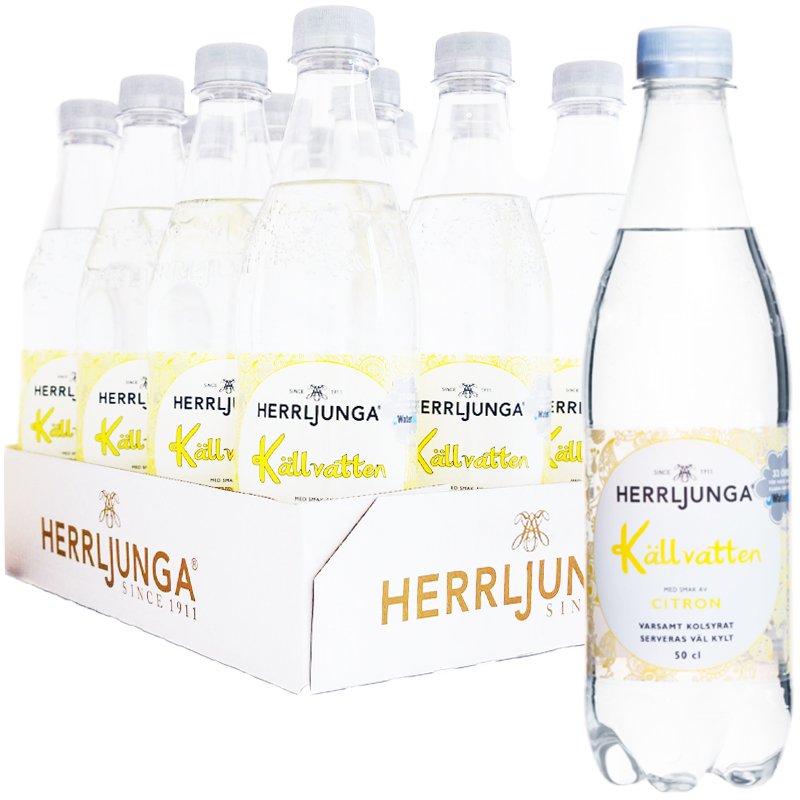Hel Platta Kolsyrat Vatten Citron 12 x 50cl - 54% rabatt