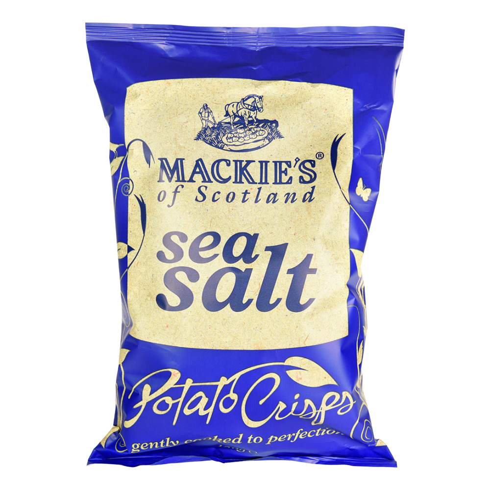 Mackie's Sea Salt Chips - 150 gram