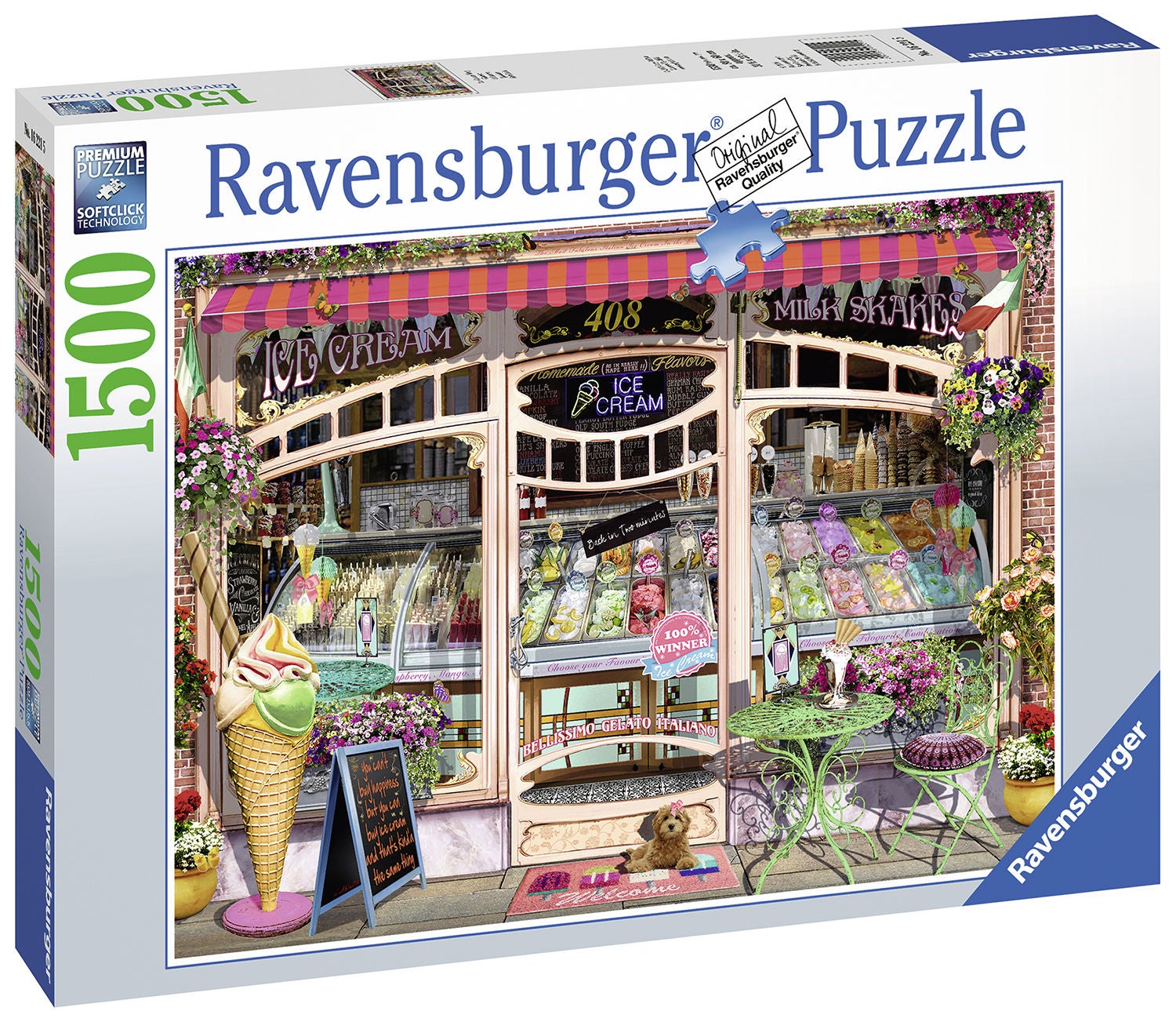 Ravensburger Pussel Glassbutik 1500 Bitar