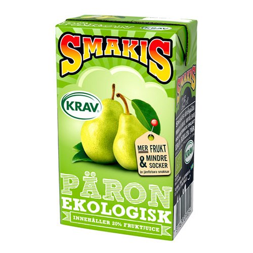 Smakis Päron Ekologisk - 25 cl