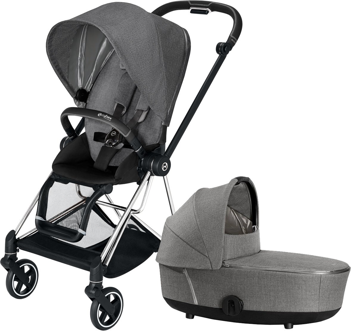 Cybex Mios Duovagn, Manhattan Grey Plus/Chrome Black