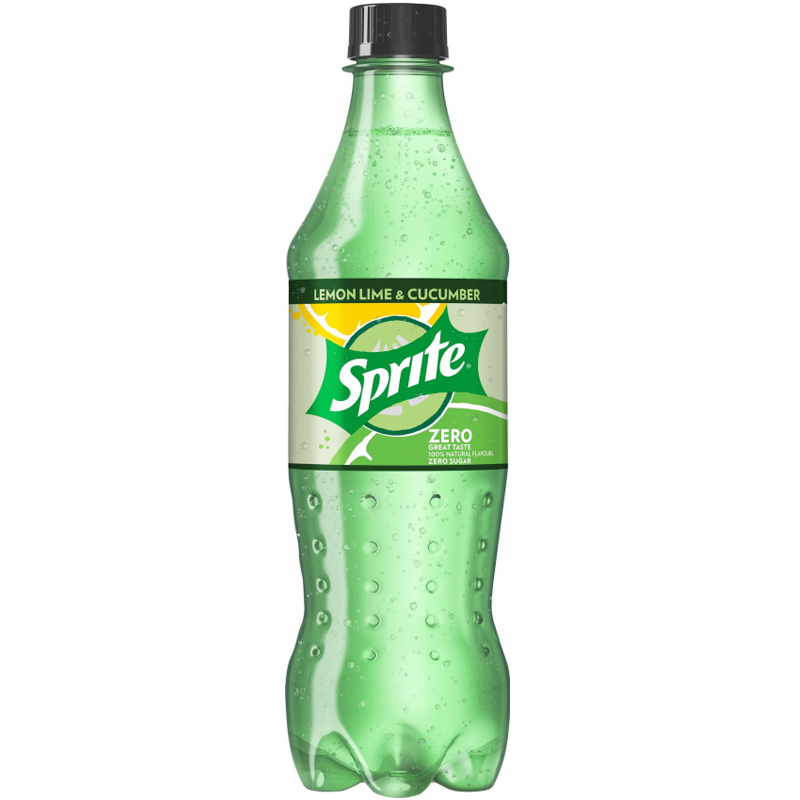 Läsk "Sprite Lemon Lime & Cucumber Zero" 50cl - 50% rabatt