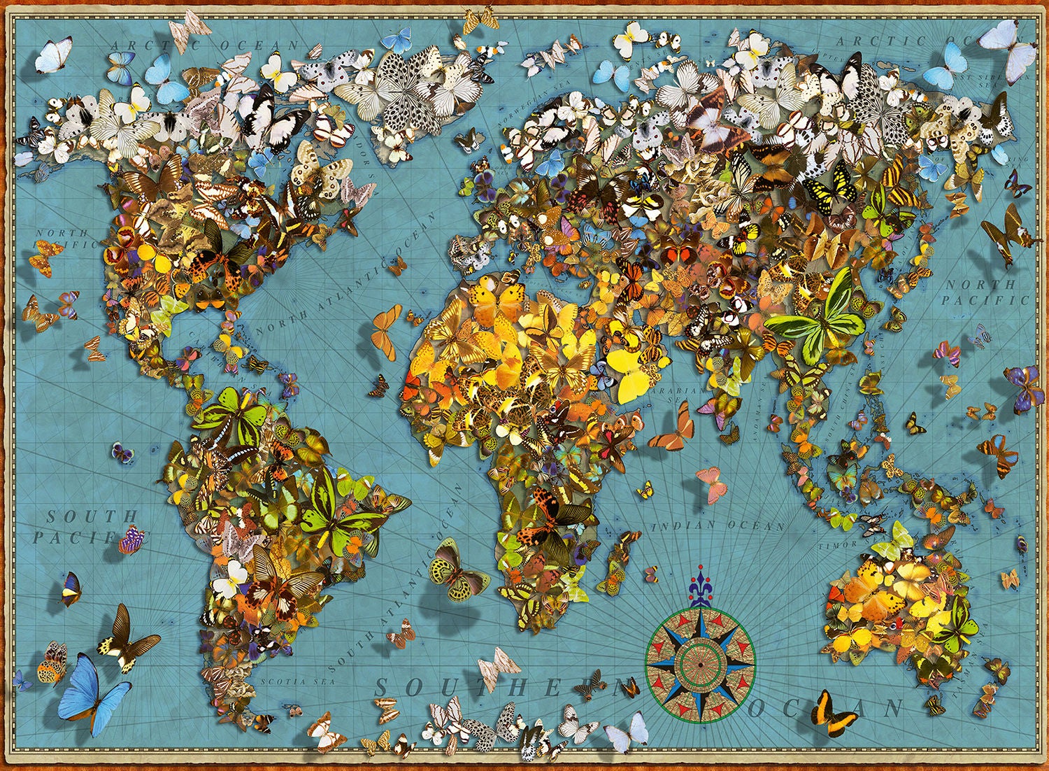 Ravensburger Pussel Fjärilsvärld 500 Bitar