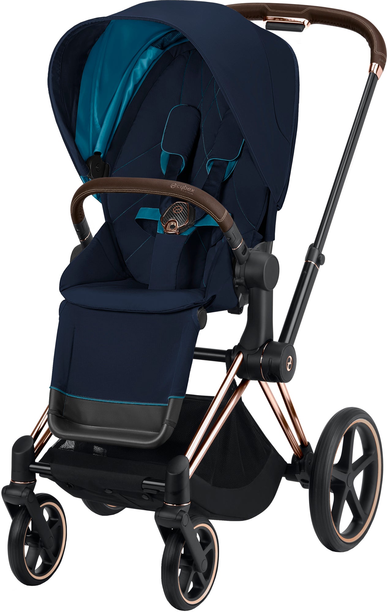Cybex Priam Sittvagn, Nautic Blue/Rose Gold