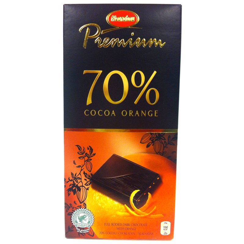 Marabou premium 70% orange - 50% rabatt