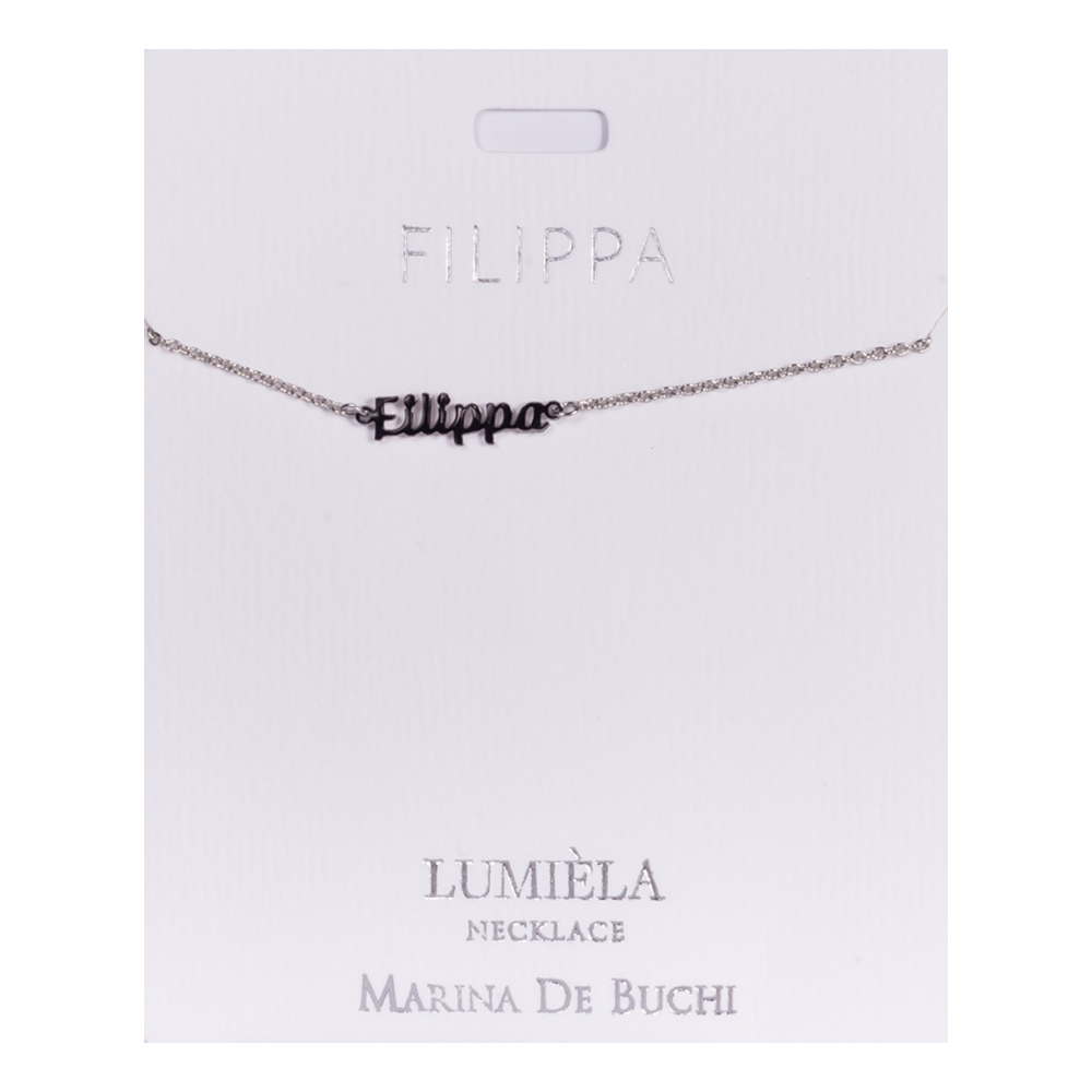 Namnhalsband Silver - Felicia