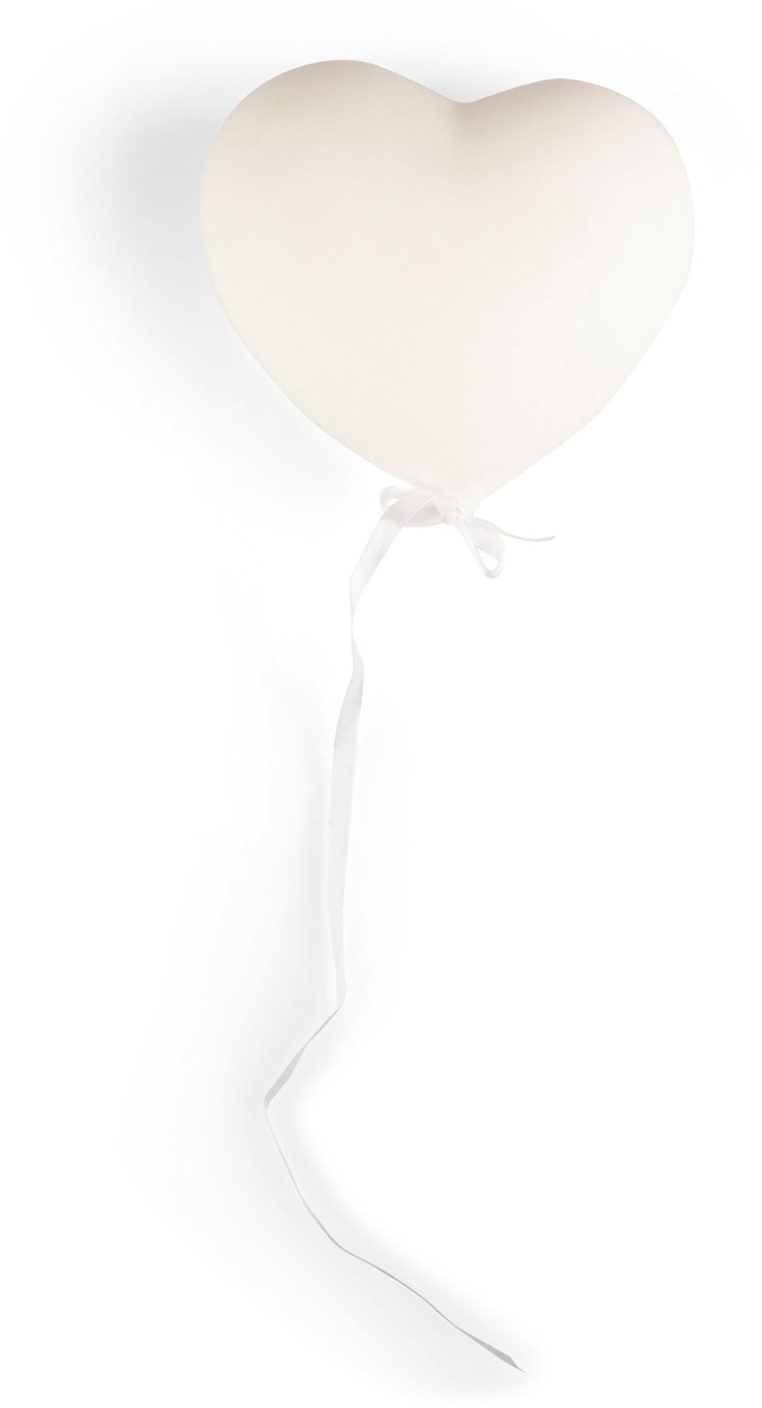FORM Living Dekoration Ballong Hjärta, Vit