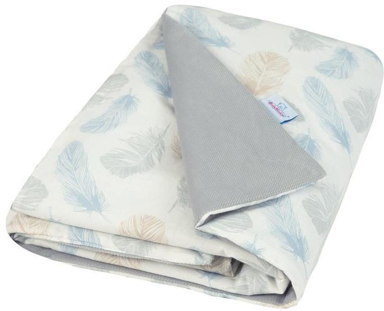 BabyMatex Filt Fjädrar Sammet, 75x100