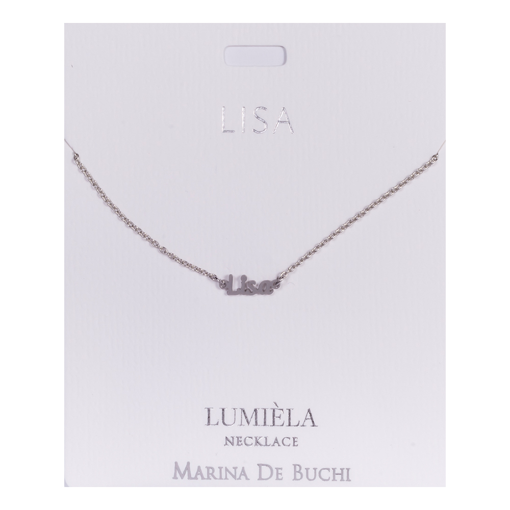 Namnhalsband Silver - Lisa