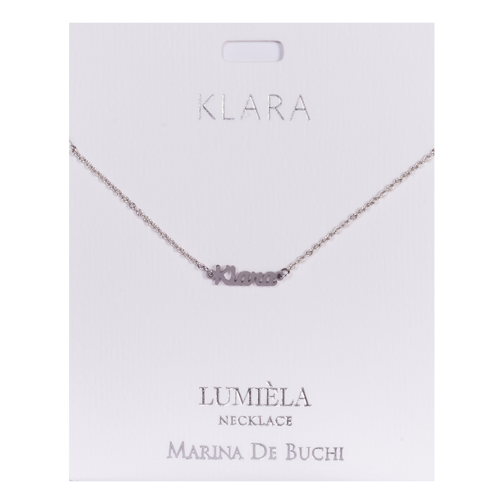 Namnhalsband Silver - Klara