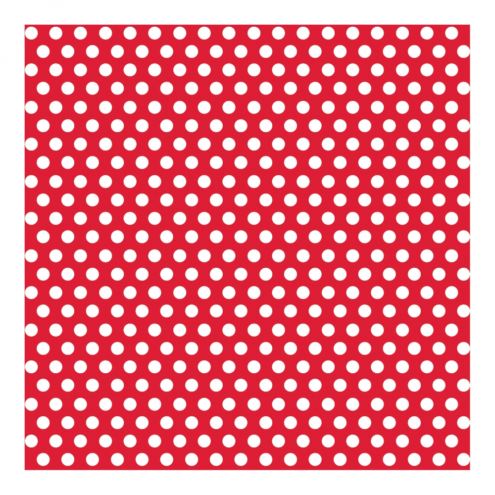 Presentpapper Röd Prickigt