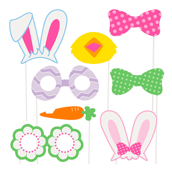 Foto Props Påsk - 10-pack