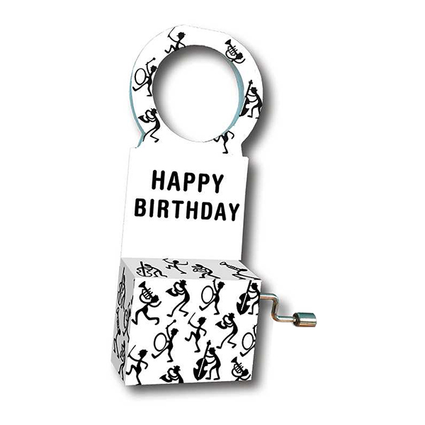 Speldosa för Flaska - Musiker/Happy Birthday