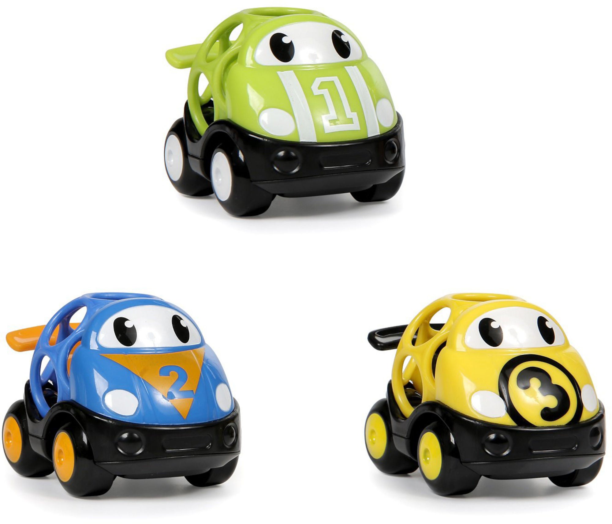 Oball Go Grippers Vehicles Aktivitetsleksak 3-pack