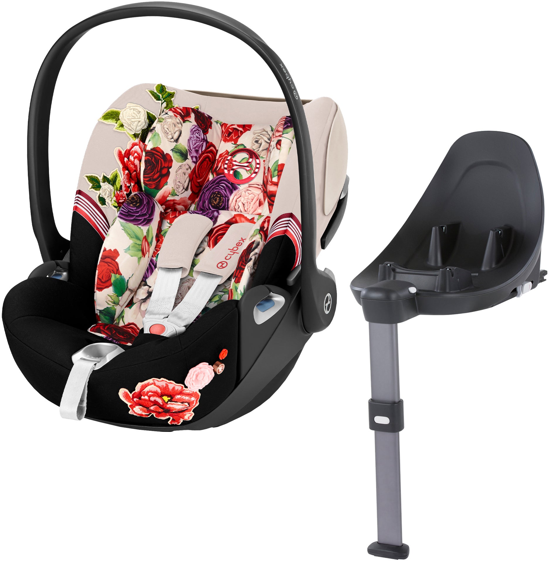 Cybex Cloud Z i-Size Babyskydd Inkl. Z Bas, Spring Blossom Light